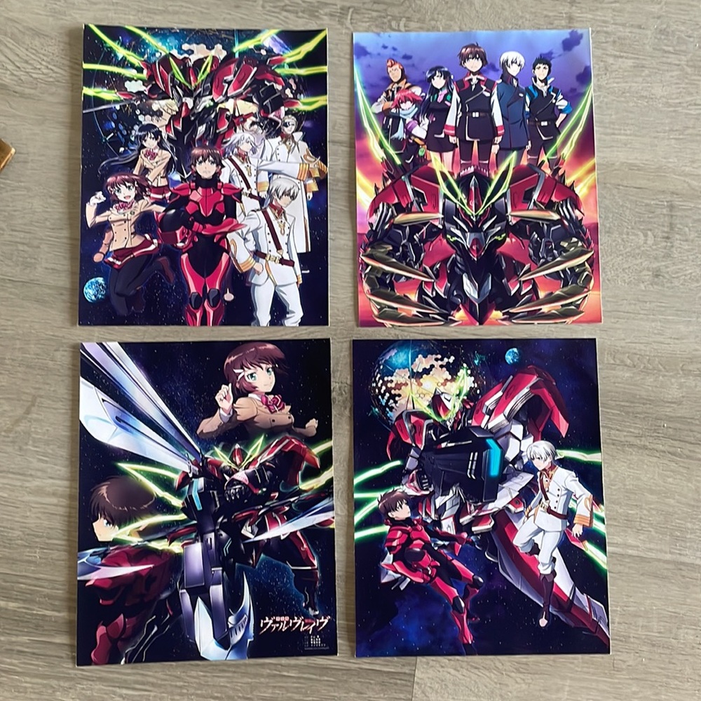 Valvrave the Liberator Anime pack of 4 Wall decor Poster 8x10 NEW